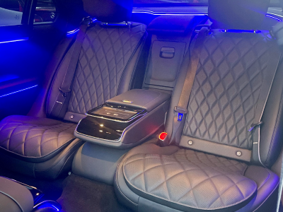 First Class Cars' Mercedes S-Class rear seating in S600FCC