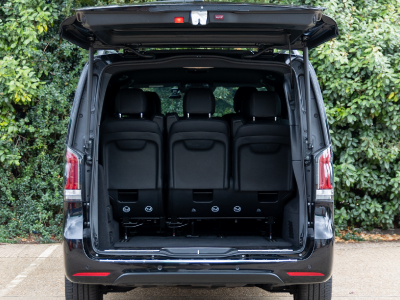 First Class Cars' Mercedes V-Class rear luggage space (Y14FCC)